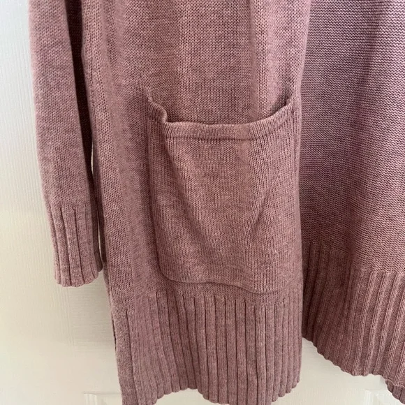 Old Navy Women's Mauve Open Front Cardigan Sweater Size large - Picture 3 of 3